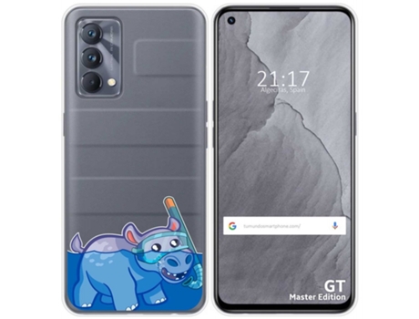 Carcasa Realme GT Master Edition TUMUNDOSMARTPHONE Dibujos Transparente Multicolor