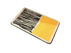 2026-alfombra Rectangular Antideslizante Espesificada Absorbente Lavable Para Entrada Amarilla 40x60cm