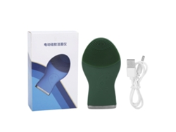 Instrumento eléctrico de silicona para la limpieza facial de poros.