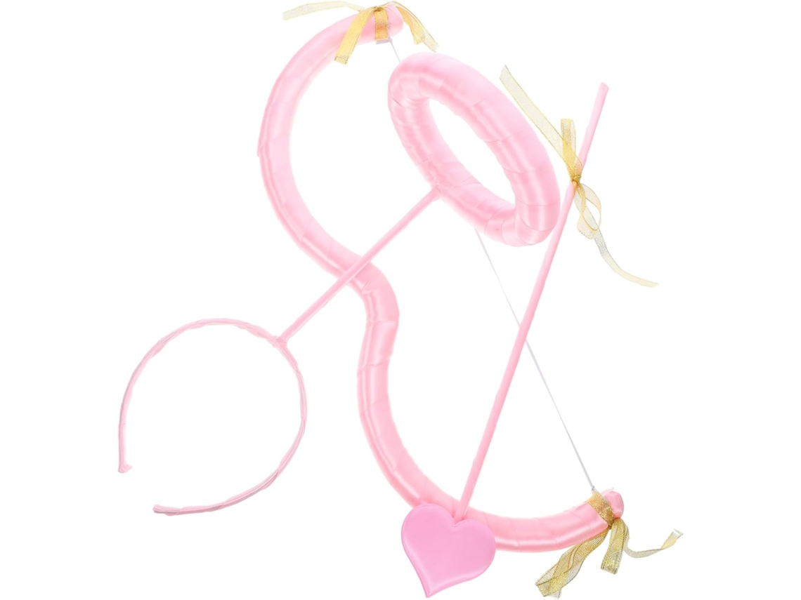 Kit Costume Cupidon Pour Saint-valentin Avec Arc Et Flèche De Diadema Noeud Fleche Accessoire