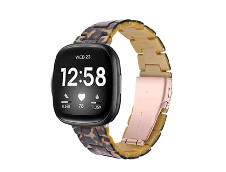 Correa Resina Luxury Onça Fitbit by Google Versa 2