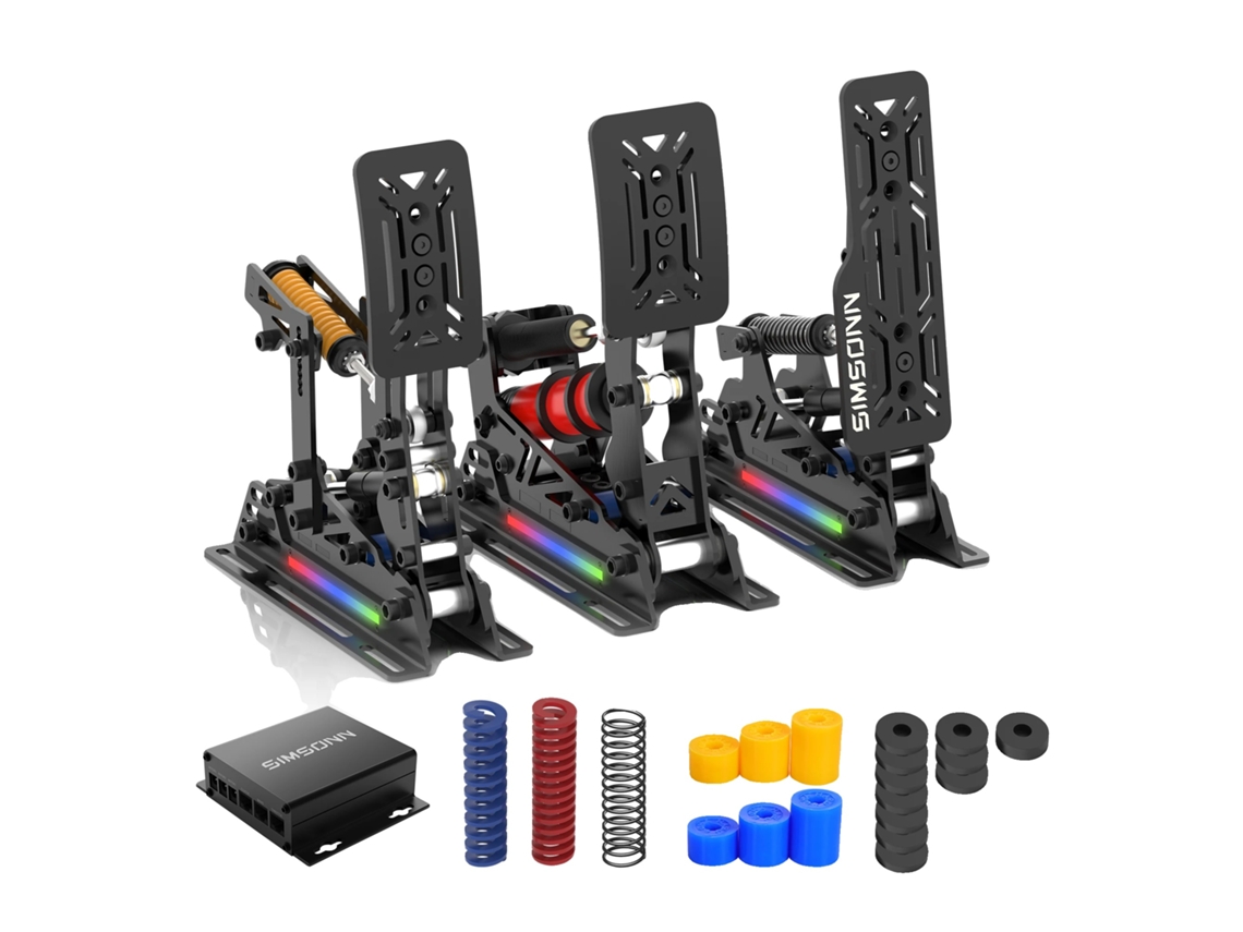 Pedales de simulación de carreras, sensor de presión y vibración, Pro X Ultra P3 H3 OEM