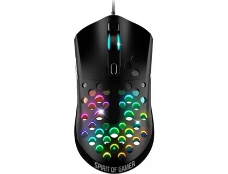 Ratón Gaming SPIRIT OF GAMER Elite M80 (4200 dpi - Negro)