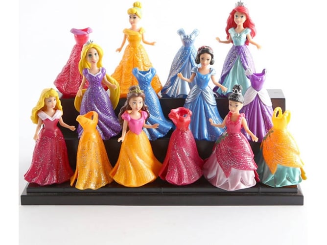 7 Figuras EASTVAPS Blancanieves Cenicienta Sirena Muñeca Vestir Princesa