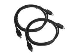 Cable Dv 2 Piezas 1.2m 1394b 4 Pines A 4 Pines Cable De Datos Firewire Núcleo De Cobre Puro
