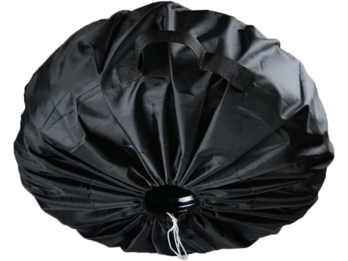 Juego De 4 Fundas Impermeables Para Neumáticos De Coche, Fundas Para Ruedas De Repuesto De Tela Oxford, Color Negro.