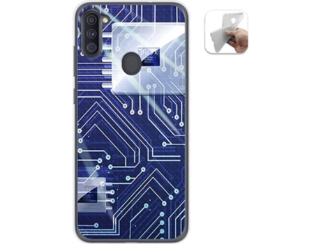 Carcasa Samsung Galaxy M11 TUMUNDOSMARTPHONE Circuito Multicolor