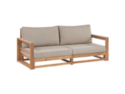 Sofá de 2 plazas BELIANI Timor de Madera de acacia con certificado FSC® Madera clara 184x75x72