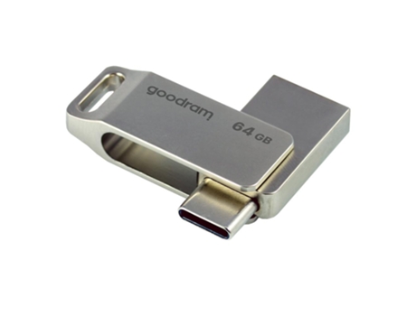 Pen Drive Goodram 64Gb Oda3 Usb 3.0 y Tipo C Metal
