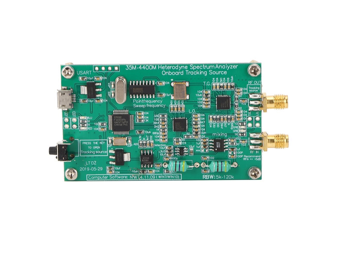 Analizador De Espectro Usb, Módulo De Seguimiento Activo, Herramienta De Análisis De Rf 35m-4400m Para Windows Xp/windows 7