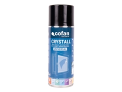 Cofan Limpiacristales En Spray 400 Ml, Limpieza Sin Marcas Para Vidrios, Espejos Y Cristales, Acción Desengrasante