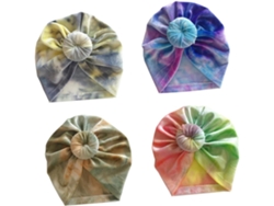 Gorros Infantiles Tie-dye De Lana Para Recién Nacidos Y Bebés, Ideales Para Navidad.