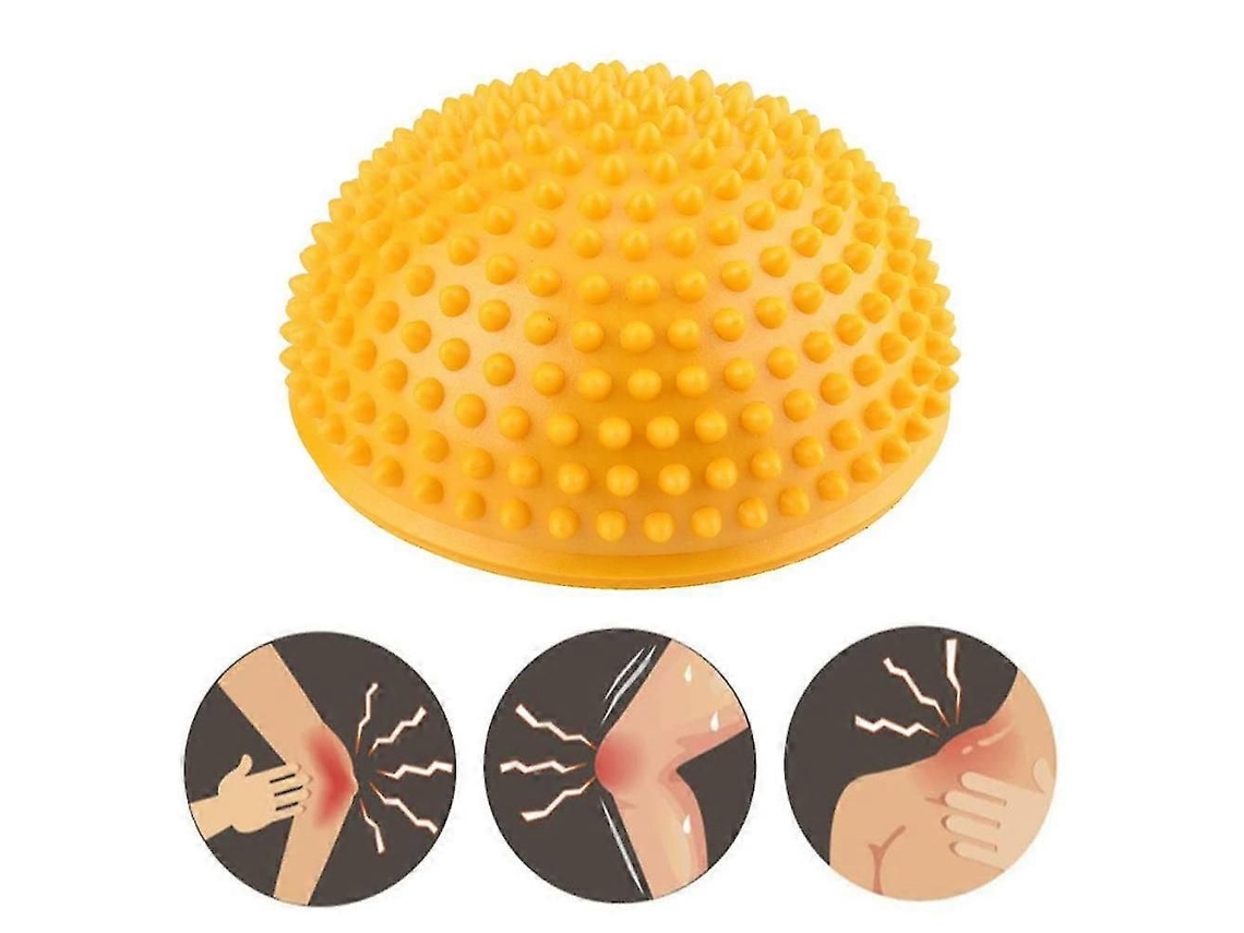 Pods De Exercícios De Equilíbrio Com Meia Bola De Massagem Nos Pés, Com Pontas Para Terapia Muscular Profunda Dos Pés