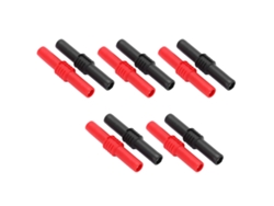 10 Unidades De Acopladores De Enchufe Banana U22 De 4 Mm Con Extensor De Pvc De 42 Mm Para Pruebas Eléctricas.