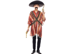 Disfraz de Hombre PARTILANDIA pistolero mexicano con poncho (Tam.: S)
