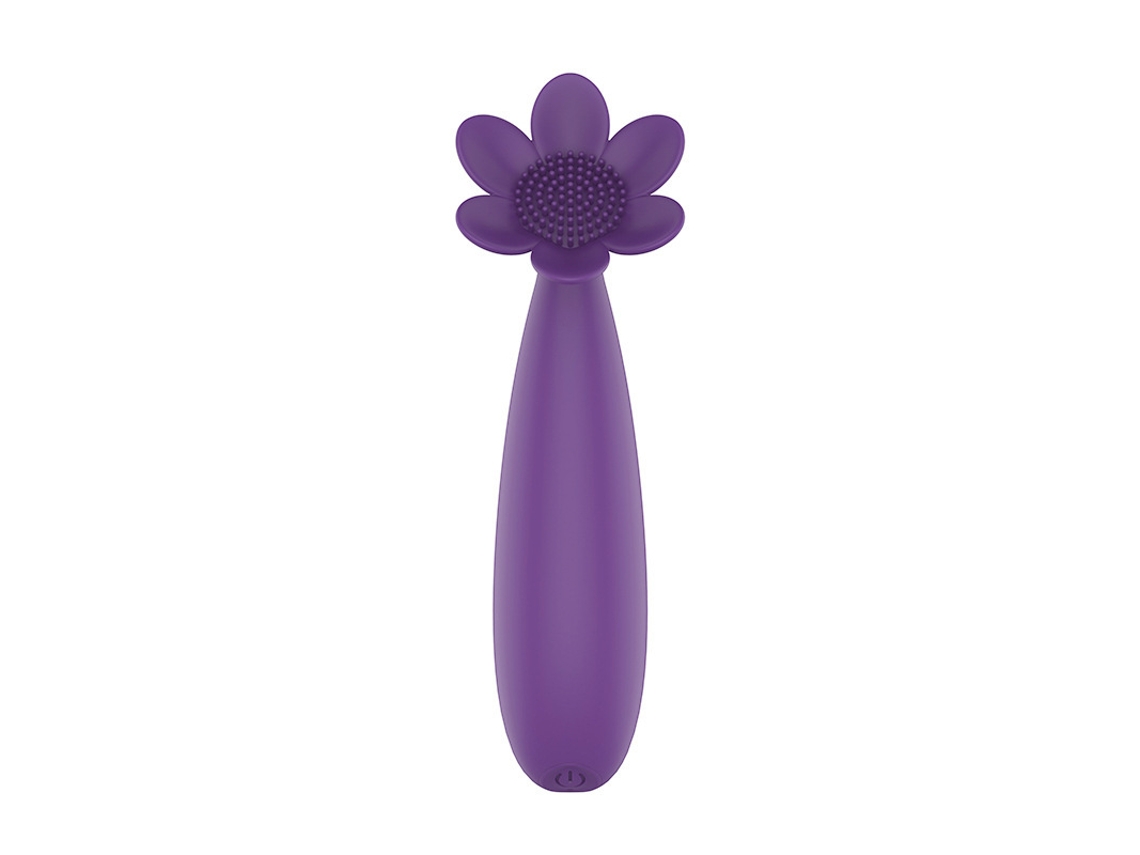 Vibrador De Masaje De Silicona Recargable Por Usb Con 19 Modos De Vibracin Para Mujeres (prpura) Yizhood