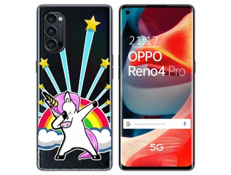 Carcasa Oppo Reno 4 Pro 5G TUMUNDOSMARTPHONE Dibujos Transparente