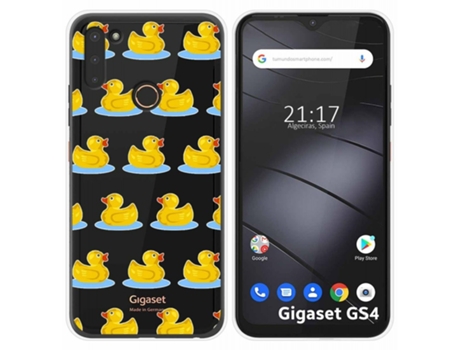Carcasa Gigaset GS4 TUMUNDOSMARTPHONE Dibujos Transparente Multicolor