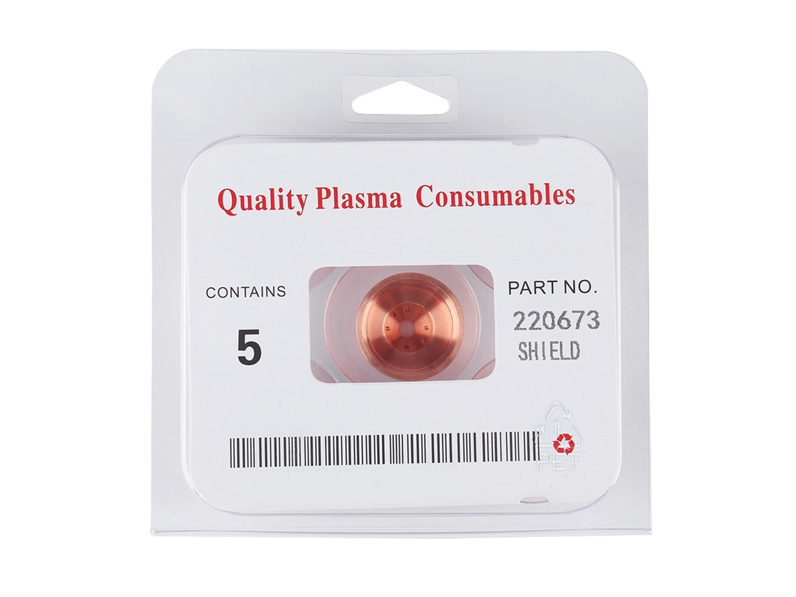 5 Cubiertas Protectoras De Plasma Para Consumibles De Antorcha De Corte Max45 220673