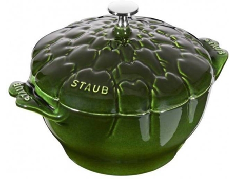Cacerola STAUB (Verde - Hierro Fundido - 22 cm)