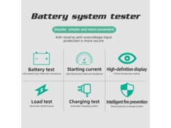 Probador Multifuncional De Sistemas De Baterías Eléctricas Con Medición Interna De Resistencia, Voltaje, Corriente Y Anuncio Por Voz.