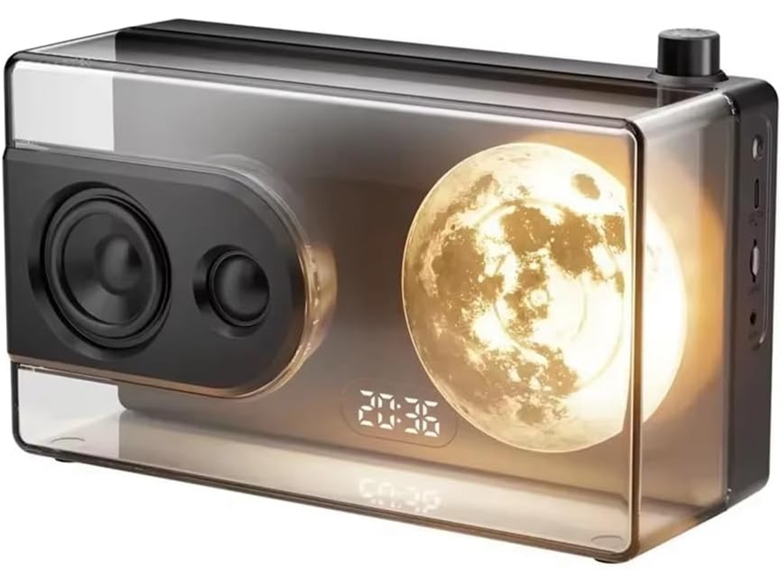Altavoz Bluetooth M6 Moonlight Music Box Con Soporte Para Tarjeta Tf Y Reproducción Aux. Conexión A Ordenador.