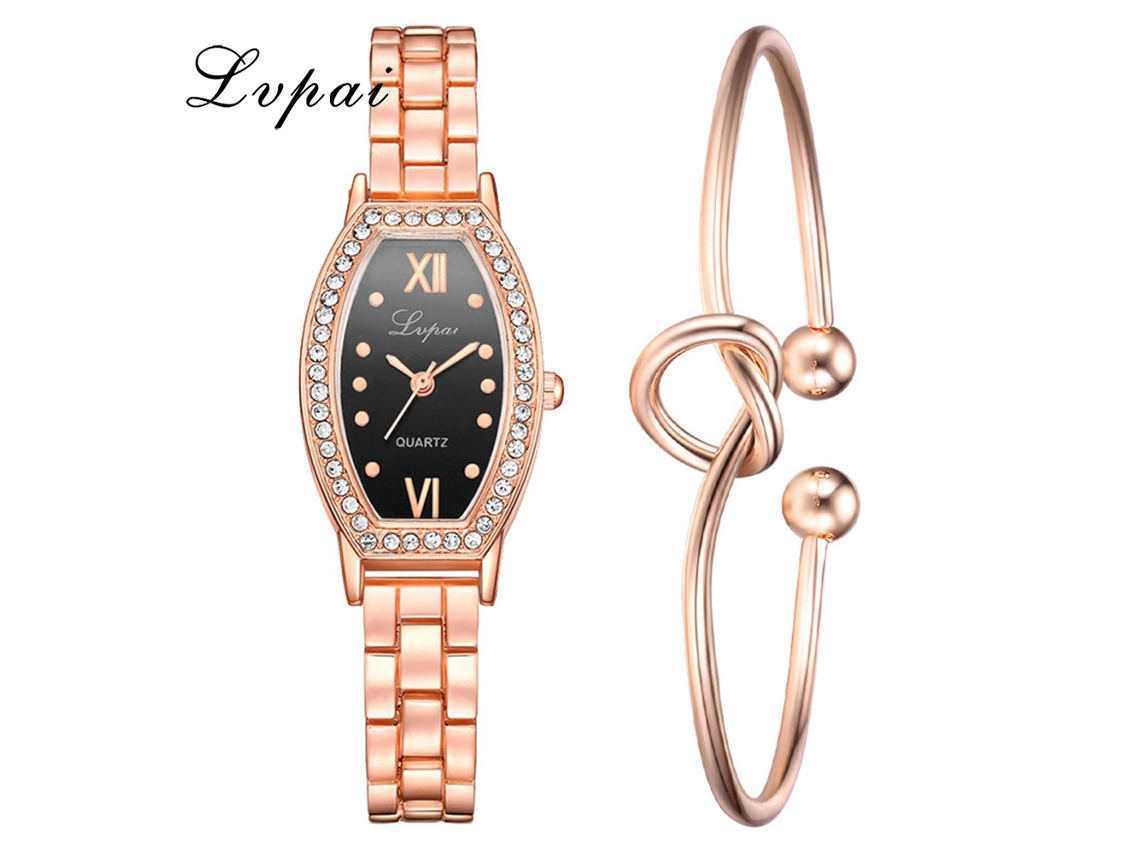Reloj De Pulsera De Cuarzo Para Mujer Con Correa De Aleación, Estilo De Moda N.° 03