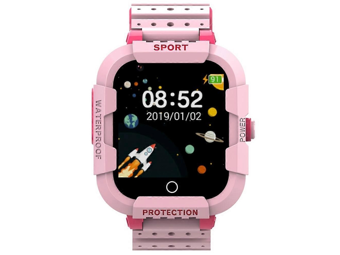 Reloj inteligente para niños DF75 de 1,4 pulgadas con posicionamiento GPS 4G y función SOS, resistente al agua, Ly Ebike