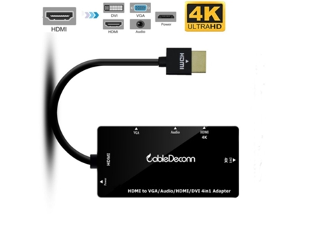 Adaptador Multipuerto Audio Hdmi Vga