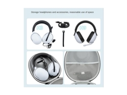 Estuche De Transporte Para Auriculares Inzone H3, H7 Y H9 Con Absorción De Impactos Y Protección Contra Caídas, Fabricado En Eva Rígido.