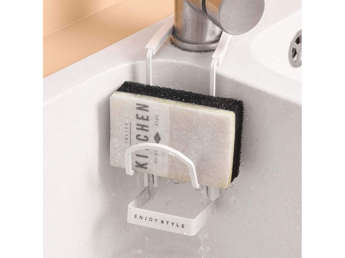 2026-organizador De Cocina Baño Sink Caddy, Porta Esponjas Metal Con Drenaje, Diseño De Dos Capas Y Agarre Antideslizante