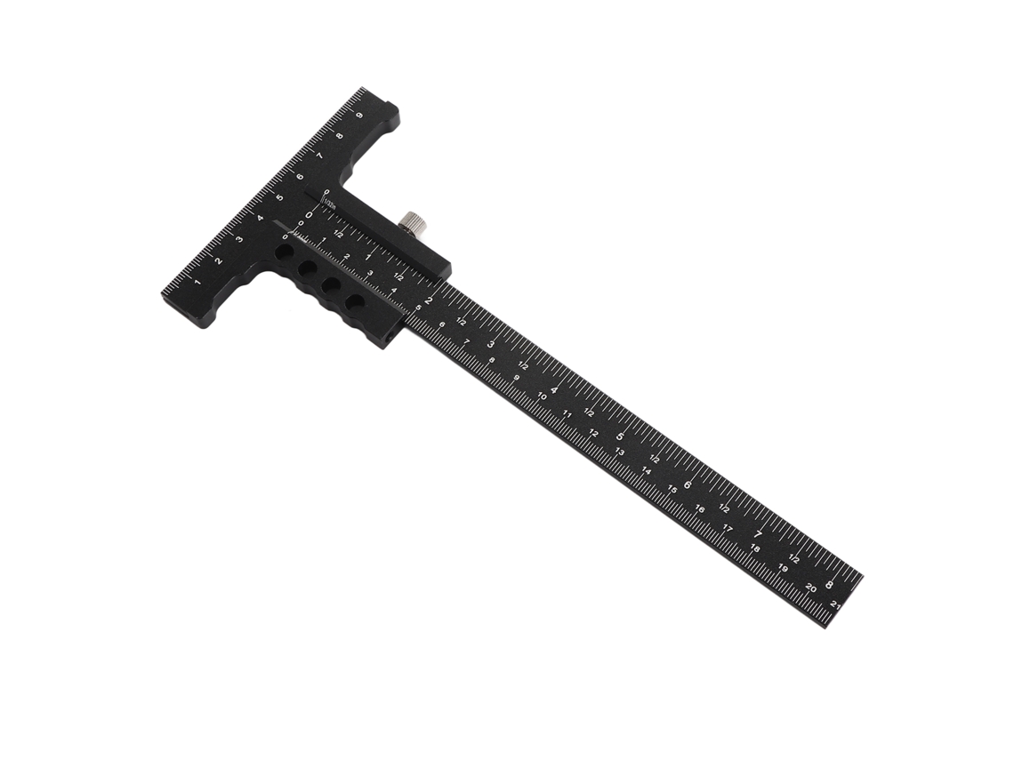 Regla De Marcado En Forma De T De Aleación De Aluminio Para Carpintería Y Ebanistería.