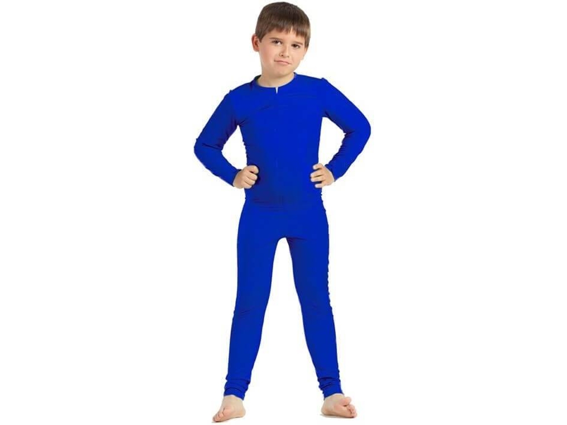 Disfraz Unisex CAR&GUS Ropa interior Spandex Azul (Poliéster - Tam: 5-6 Años)