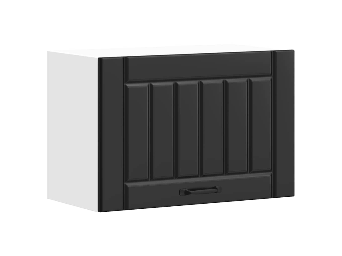 Armario de pared de cocina Lucca, derivados de la madera, negro, EXCLUSIVO DE LA CASA