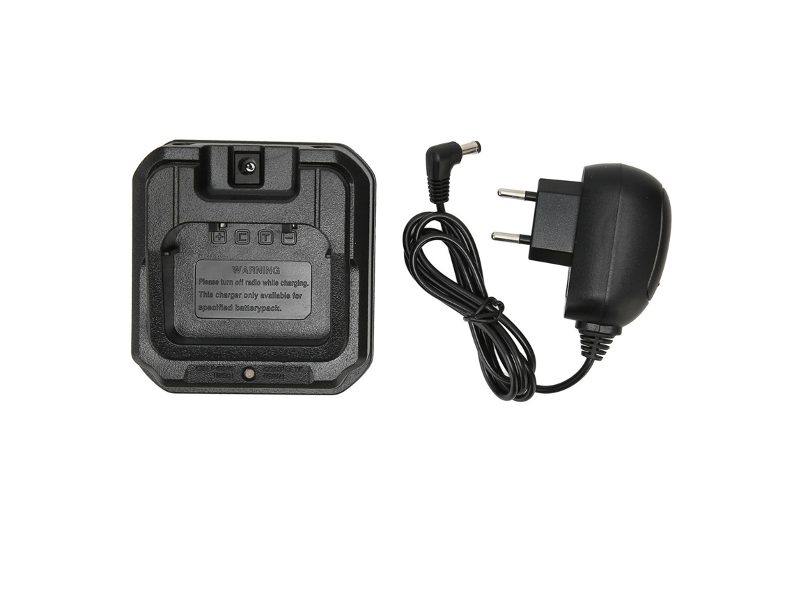 Base De Carga De Batería Chr 9700 Con Adaptador Para Radios Baofeng Bf 9700 A58 Uv 5s Uv 9r Eu