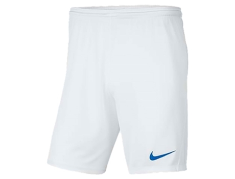 Calção NIKE Shorts Dri-fit Park 3 Branco L Homem