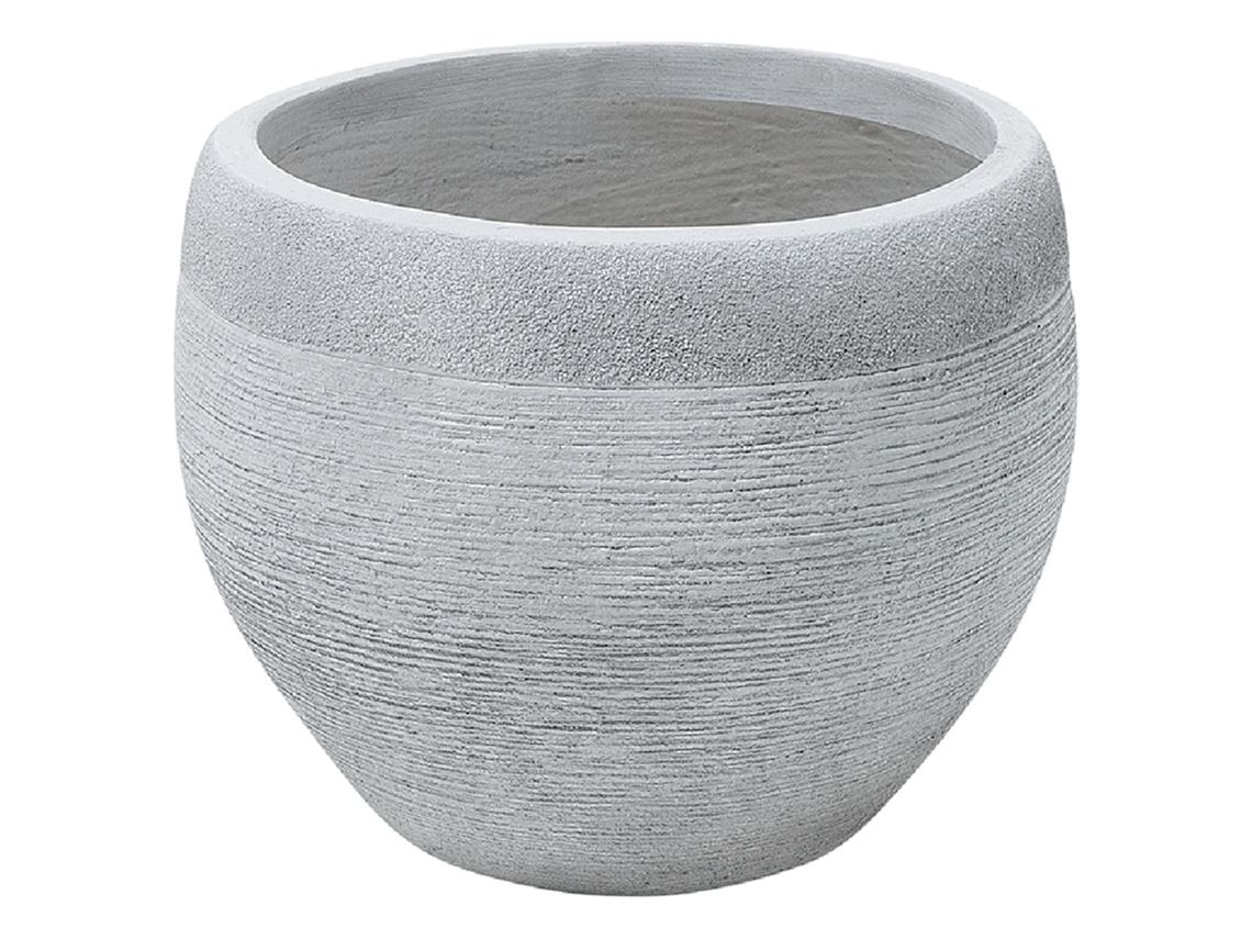 Maceta blanca ⌀ 38 cm BELIANI Zakros