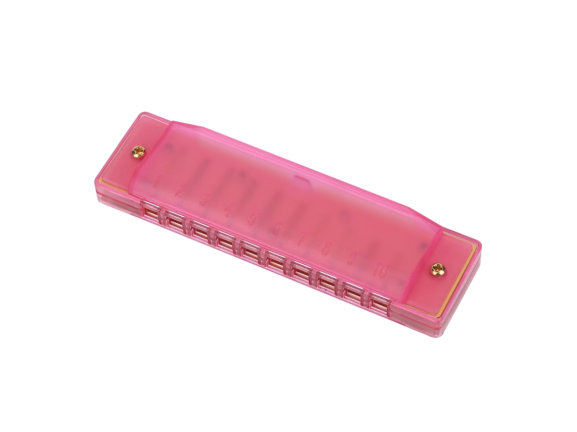 Armónica De Plástico Para Niños, Instrumento Musical Educativo, Juguete Para Niños, Color Rojo.