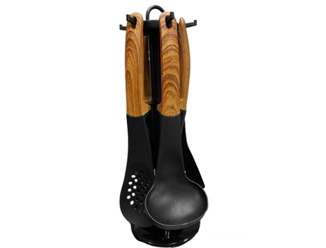 Utensilios de Cocina con Soporte - Madera NORTHIX