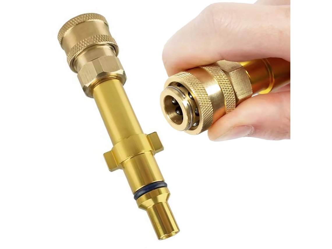 Adaptador de latón de 1/4'' – Compatible con arandelas Nilfisk, Huter, Anlu y Kolner | Resistente y duradero
