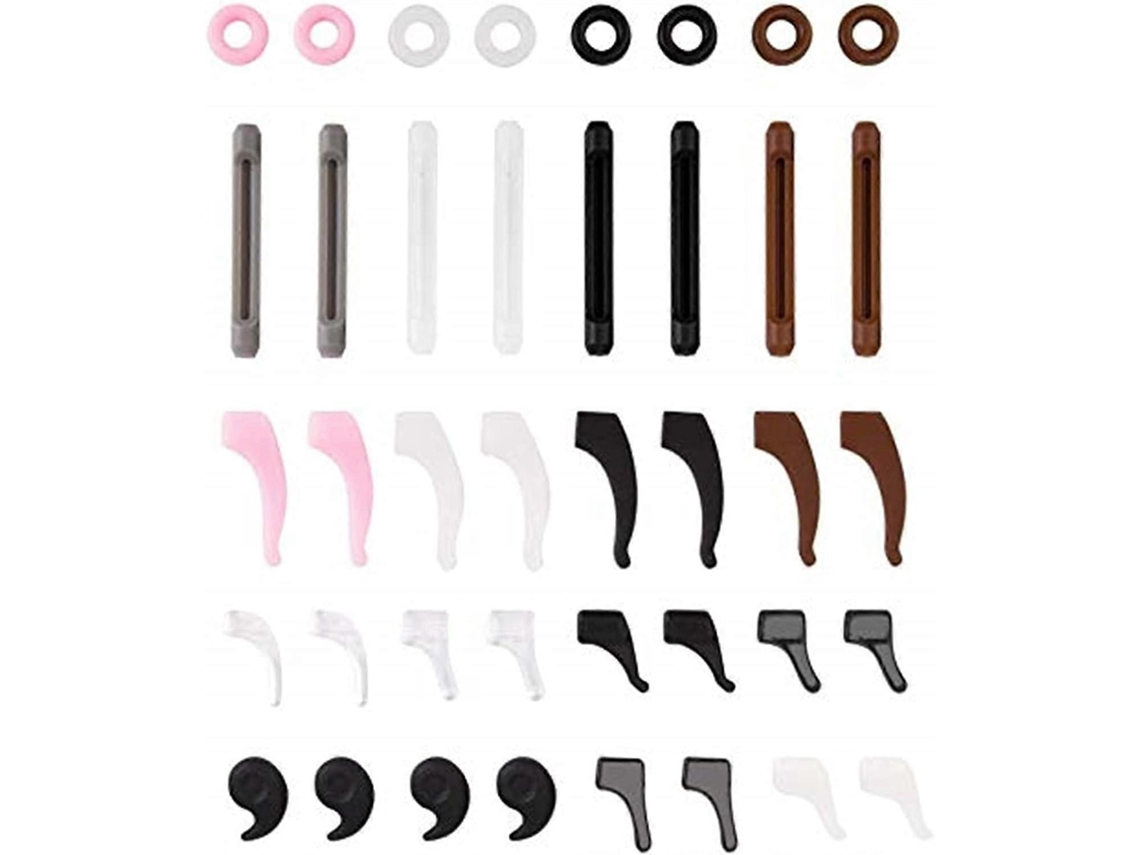 Ganchos para gafas Rosewell, correas de silicona antideslizantes, cómodas patillas deportivas