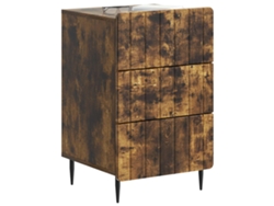 Maison Exclusive - Armario De Noche Con Cajón Roble Ahumado 43x 41 X 68 Cm