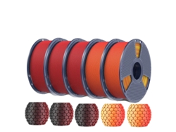 Filamento para impresora 3D, acabado mate suave, amplia compatibilidad, 3bkrd 2rdyl OEM