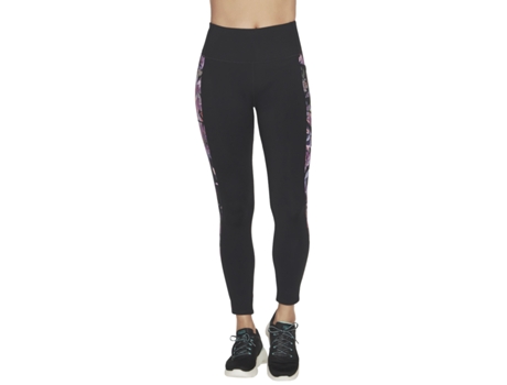Leggins Mujer SKECHERS (L - Nylon - Negro)