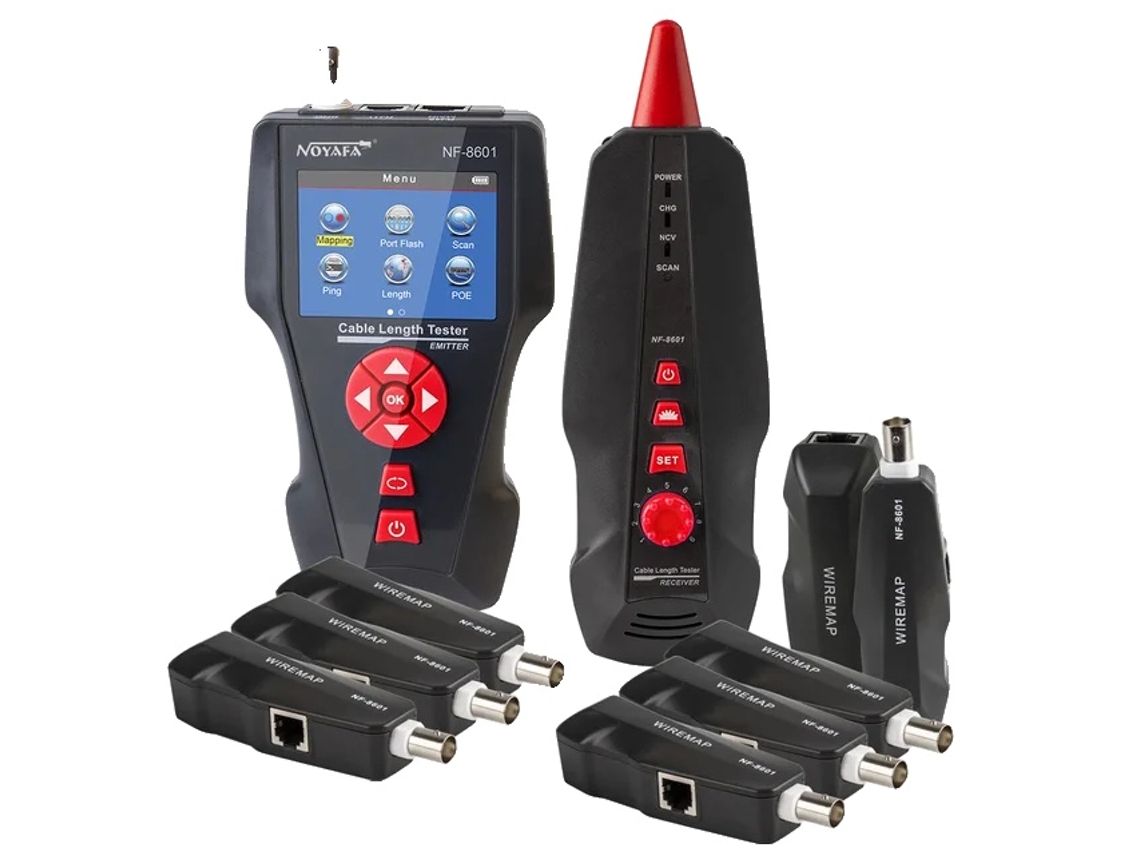 Comprobador de red, medidor de longitud de cable, rastreadores de línea, NF 8601W OEM