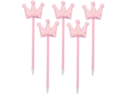 Juego de 5 bolígrafos con purpurina para mujer, bolígrafos de gel con espiral y purpurina, accesorios de lentejuelas.