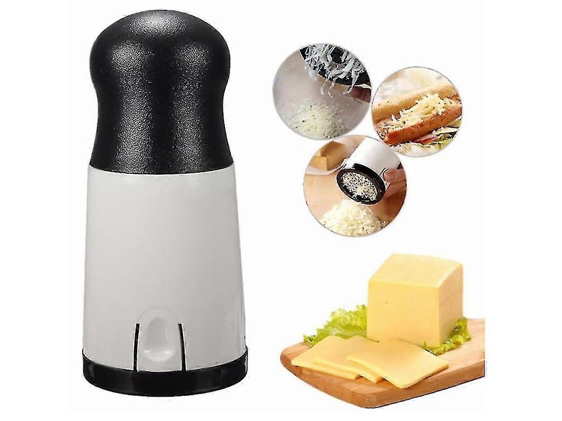 Rallador De Queso Ajustable Manual Con Cuchilla Patentada Y Mango Ergonómico Material Abs Y Acero Inoxidable