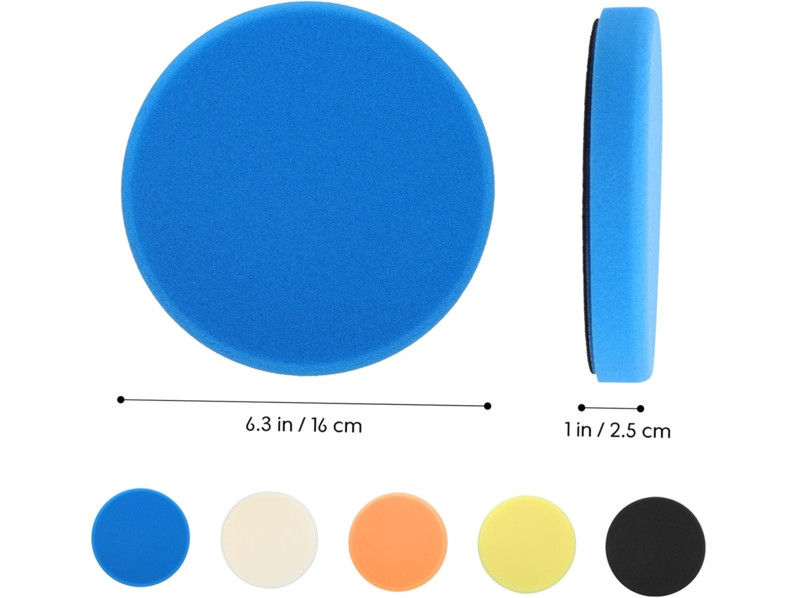 Kit De 5 Piezas De Espuma Para Pulir Coches, Duradero Y Multicolor.