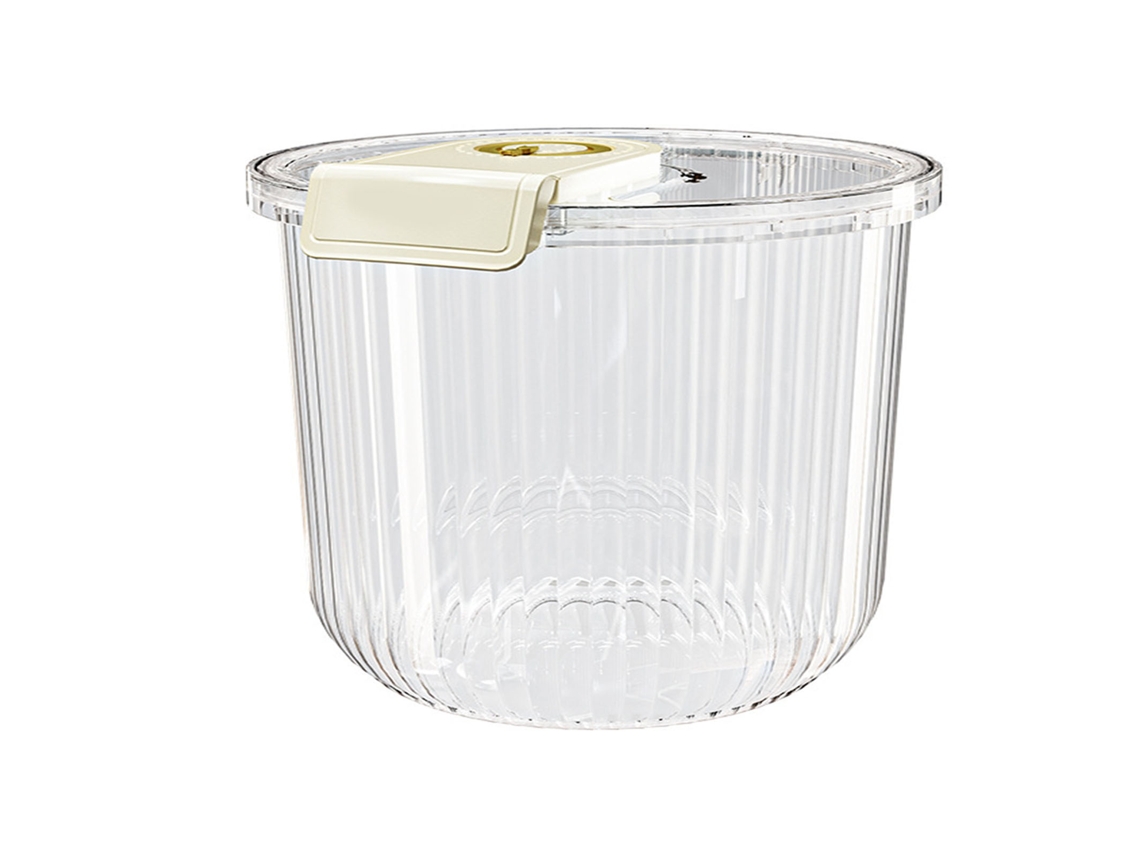 Recipiente hermético para almacenar arroz y cereales secos Harina 7.5kg 27.5x21.5x20cm