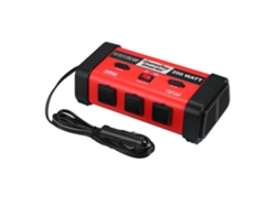 Inversor De Corriente Para Coche De 200 W, De 12 V Cc A 110 V Cc, Con Puerto Usb Y Convertidor De Onda Sinusoidal Modificada.